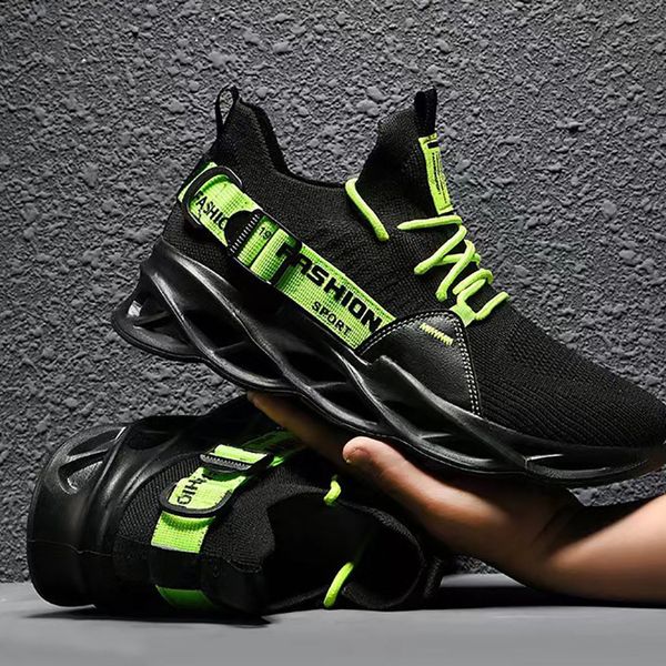 

running shoes for men black white green colorful fashion jogging comfortable breathable mesh casual shoe outdoor mens trainers