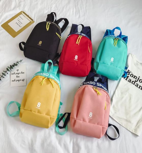 

kids backpack 2018 fashion allmatch baby girls boys shoulders bags nylon cute kids shoulder bags children messenger candies bags9870036