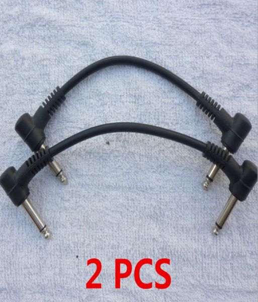 

2pcs black electric guitar amplifier audio cable guitar effects pedal cable guitar parts musical instruments accessories3019174