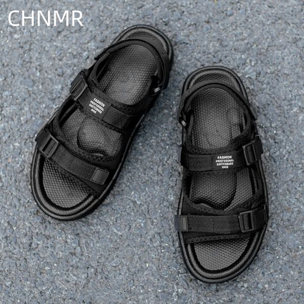 

sandals summer men's beach sports casual outdoor breathable nonslip soft bottom thick waterproof 230718, Black