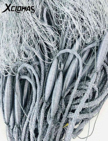 

finland style fishing gill net threesingle layers nylon mesh fishing net trap 18x30m handmade casting net fishing accessories 228415746