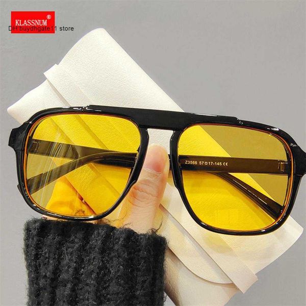 

fashion new style men oversized frame sunglasses classic big sport eyeglasses vintage brand design shades uv400 eyewear trendy glasses knpr, Silver