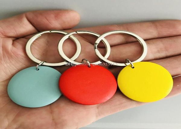 

3 cm wood personalized monogrammable blank wooden pendent keychainwooden multishaped father039s day gift holiday gift keychain2655990, Slivery;golden