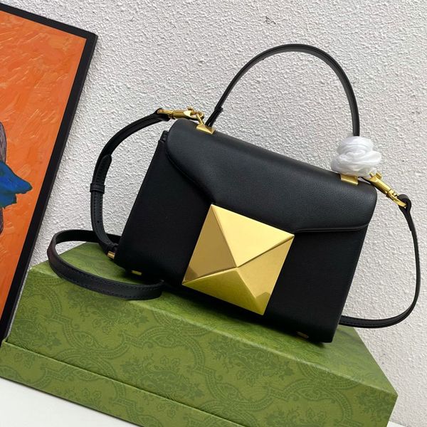 

mini sheepskin handbag ladies tote bag designer brand bag fashion commuter bag luxury bag new all-in-one riveted bag