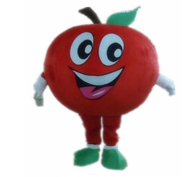 

halloween red apple mascot costume customize cartoon fruit anime theme character size carnival christmas fancy 6098726, Red;yellow