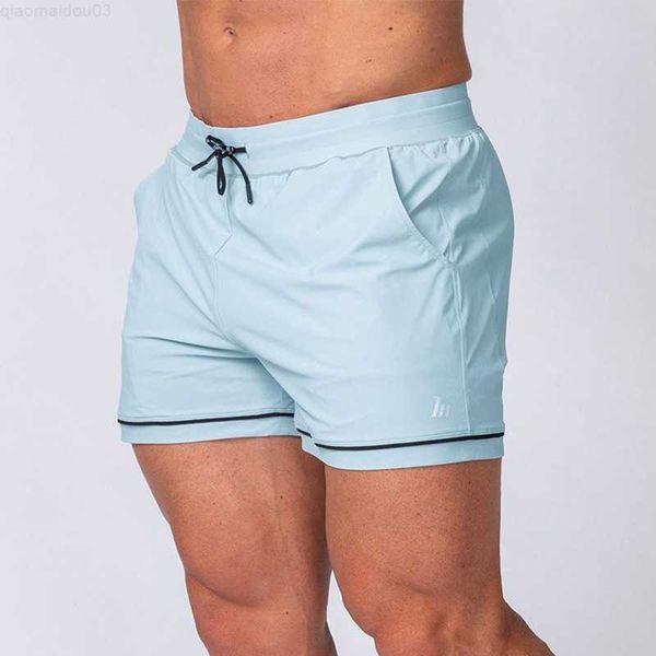 

men's shorts 2021 new brand gym fitness sports shorts quick-drying basketball training running casual beach shorts men's fashion s, White;black