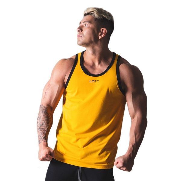 

men' tank summer bodybuilding tank men gym fitness training sleeveless shirt male casual quick dry stringer singlet vest clothing 23, White;black