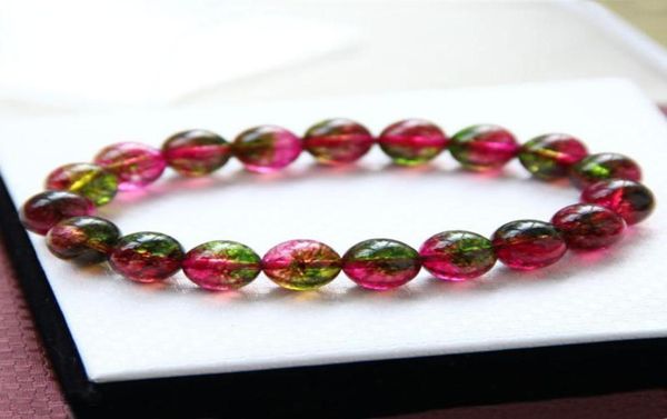 

beaded strands female yce species ymitation tourmaline watermelon bracelet candy color fashion allmatch jewelry1387483, Black