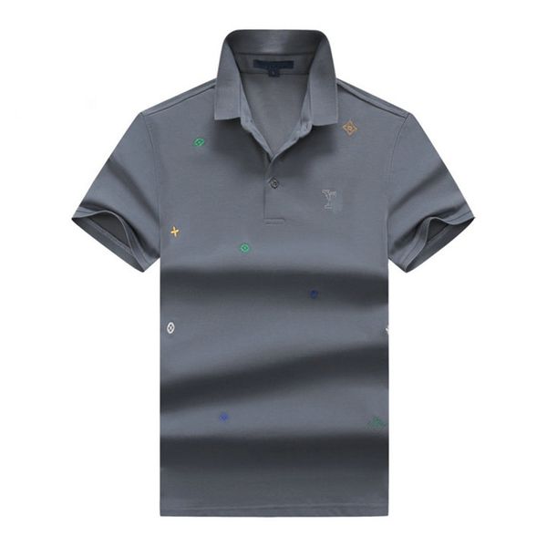 

4 new fashion london england polos shirts mens designers polo shirts high street embroidery printing t shirt men summer cotton casual t-shir, White;black