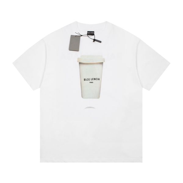 

blcg lencia summer t-shirts high street hip-hop style 100% cotton quality men and women drop sleeve loose tshirts oversize 23259, White;black