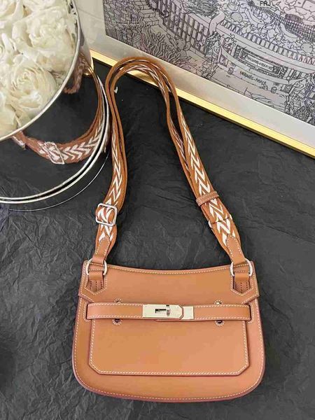 

jypsieres h ermes bags semi handmade mini gypsy swift layer cowhide woven shoulder strap single underarm crossbody saddle bag have frj byf3