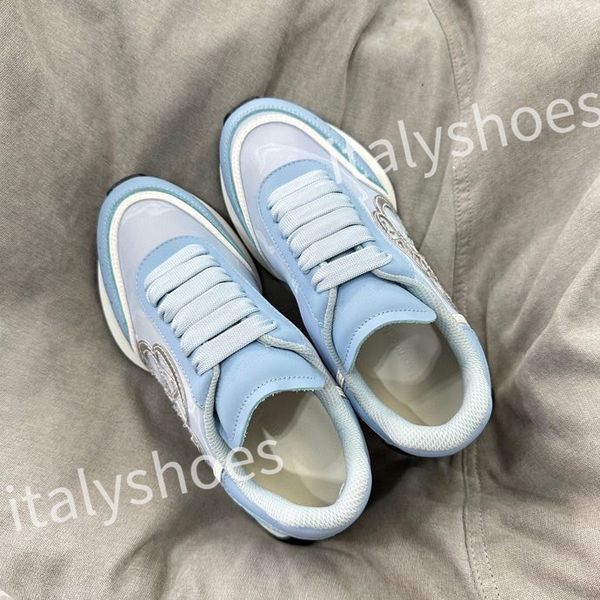 

new luxurys reflective leather dad shoes space stitching material sneakers designer sneakers modern autumn winter trendy shoes xsd230403, Black