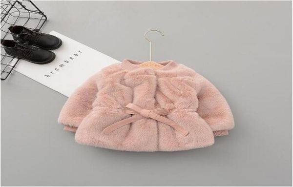 

girls childen imitation mink velvet jacket fashion cardigan coat winter puls thichen warm princess clothing overcoat4363349, Blue;gray