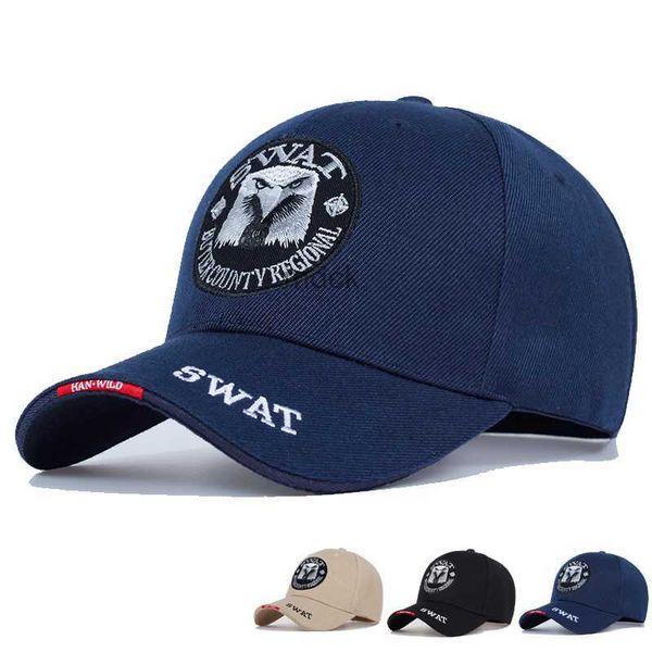

ball caps new swat army cap male embroidered eagle black baseball caps men gorras para hombre women snapback bone masculino tactical cap hkd, Blue;gray