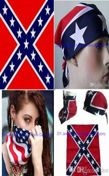 

dhl 100pcs 5454cm 100 cotton confederate headband flag hiphop bandanas civil war battle bandana headwrap civil war flag outdoor 3530577, Silver