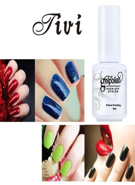 

whole156 colors available 5ml nail art gelishgel uvampled nail gel long lasting soak off gel polish lacquer tivi gl1561737611, Red;pink
