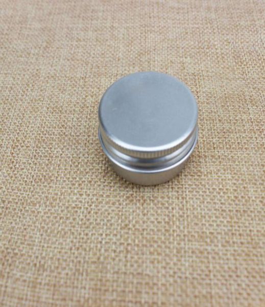 

whole brand new 15g cosmetic aluminum jar 15ml metal tin for cream packaging3597183