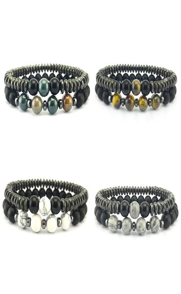 

black magnetic bracelet healing agate tiger eye bead bracelets fashion jewelry women mens bracelets fashion jewelry9916577, Golden;silver