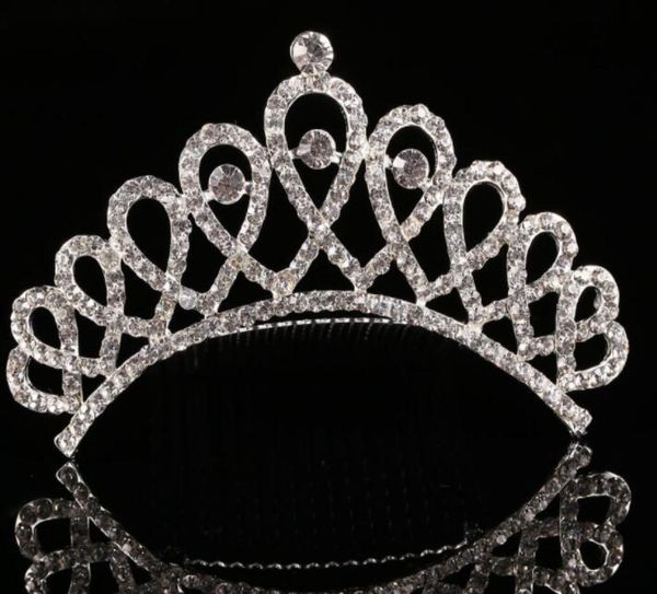 

32 designs crystal tiaras and crowns girls bridesmaid bride crown tiara hair comb wedding hair accessories bridal hair head jewelr1190598, White;golden