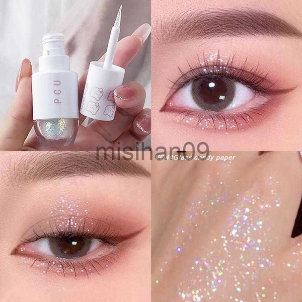 

other makeup bright shine liquid eye shadow glitter highlighter waterproof pearlescent sequins lying silkworm fine korean cosmetic makeup j2