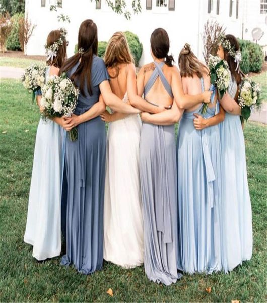 

variety wearing styles long bridesmaid dress a line backless wedding guest dresses formal party gown robe de soiree cps20003854958, White;pink