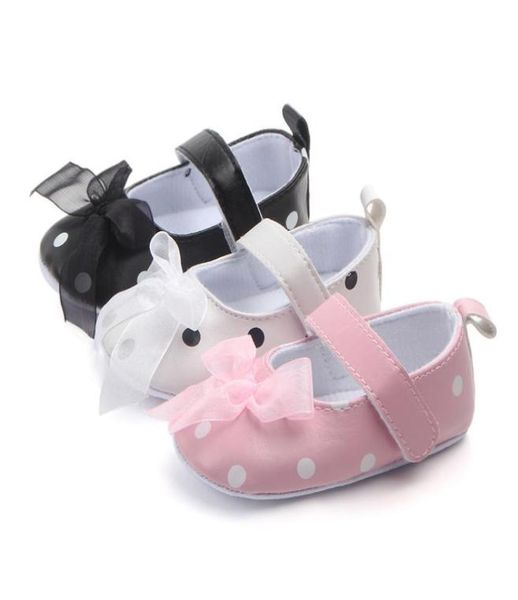 

baby toddler shoes newborn princes leather baby shoes 2018 new girls polka dot infant soft shoes first walkers 018m2438193