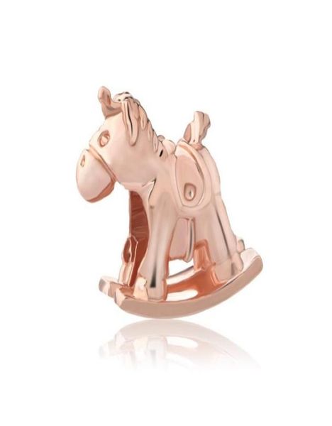 

fits p bracelets 30pcs rose gold unicorn charms beads silver charms bead for women diy european necklace jewelry4607513, Black