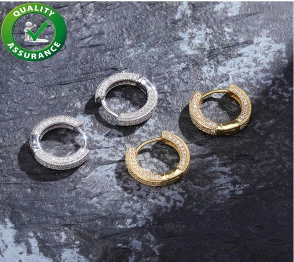 

luxury designer earrings ohrringe orecchini men women hip hop jewelry iced out stud earings bling diamond earring des boucles d05407310, Golden;silver