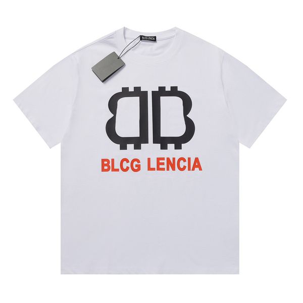

blcg lencia summer t-shirts high street hip-hop style 100% cotton quality men and women drop sleeve loose tshirts oversize 23210, White;black