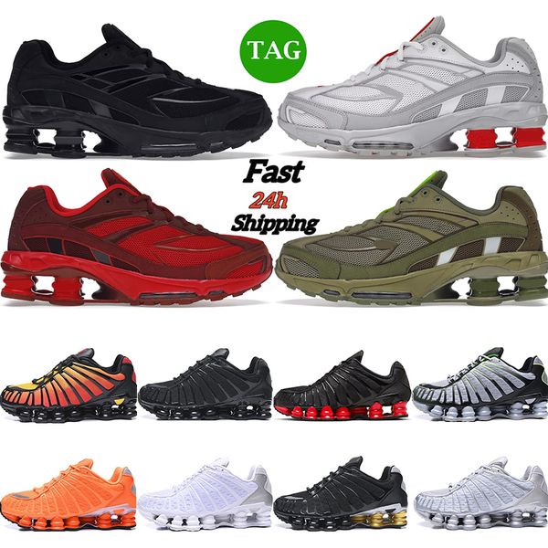 

running shoes for mens womens shox tl ride 2 r4 301 nz triple black white sliver red green men sneakers sports trainers size 5.5-12