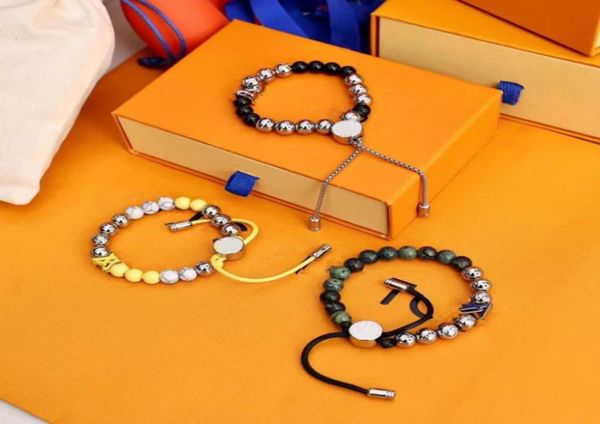

new luxury jewelry brand beaded strands men039s and women039s bracelet fashion street personalized gift 3 style1739106, Black