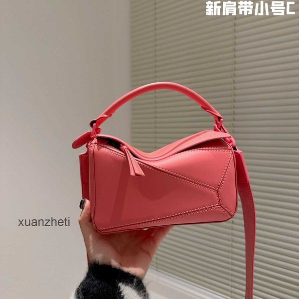 

totes embossed bags designer loewsbag classic bag 2023 double sided ladies women's letter shoulder strap puzzles women splice pillow ha