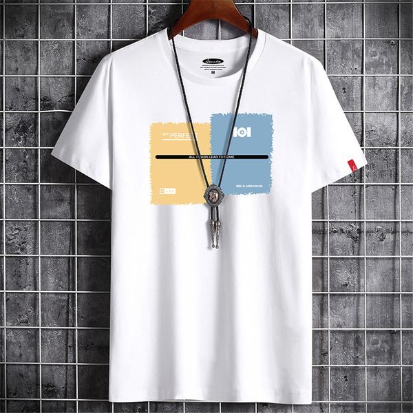 

men's t-shirts fashion summer for men clothing t-shirt short sleeve 100%cotton men's graphic tshirt y2k streetwear harajuku manga, White;black