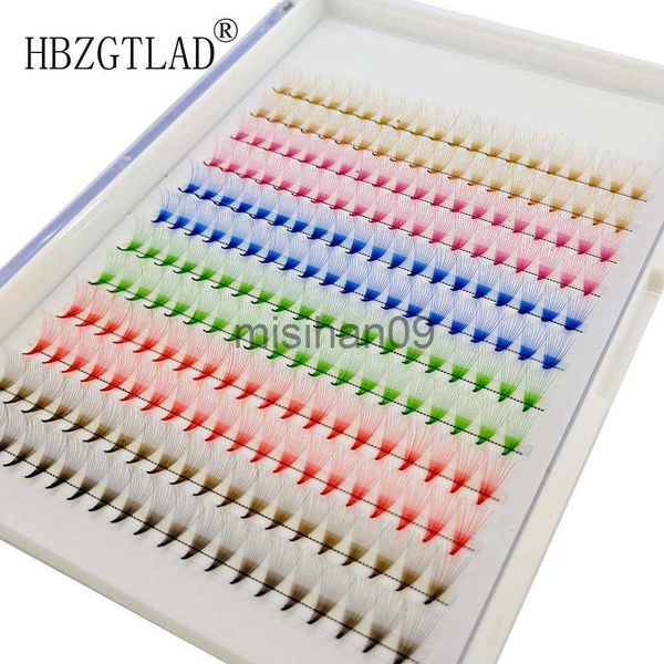 

false eyelashes 6color d curl false eyelashes 10d 0.05/0.07 thickness mix colored lashes russian premade volume fans make-up for beautiful w