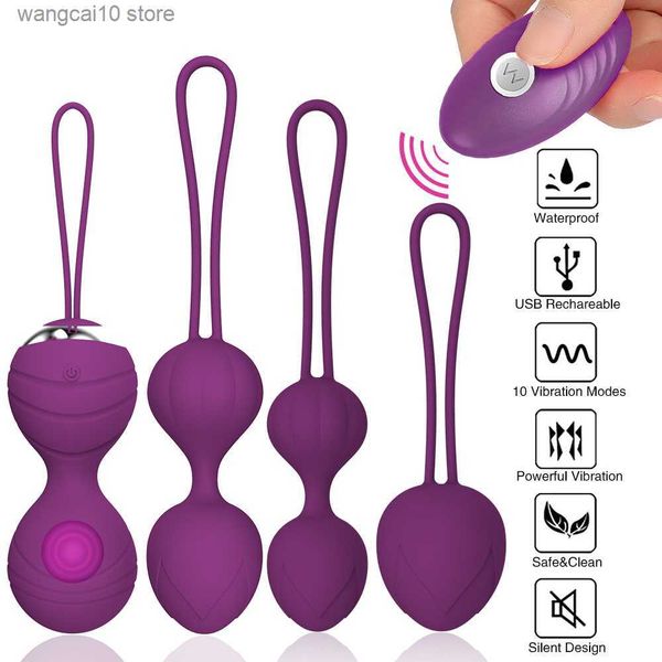 

other health beauty items vagina exercise kegel balls kit ben wa balls 10speed vibrator wireless remote control jumping s erotic toy for wom