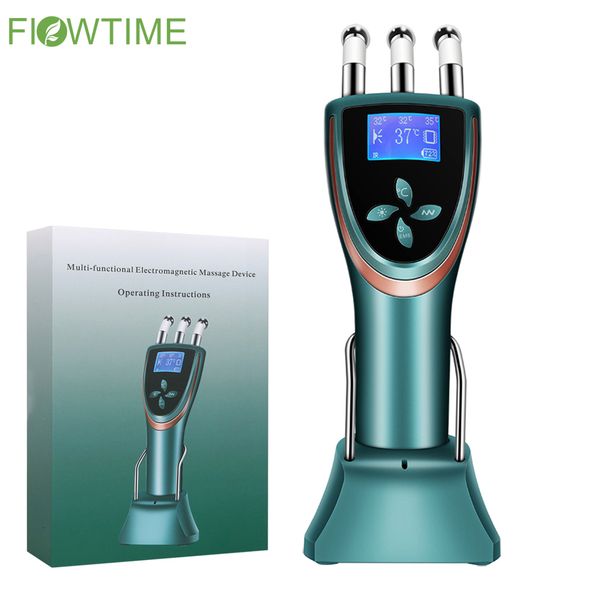 

cleaning tools accessories ems heat magic massager vibration deep massage red blue therapy skin rejuvenation tighten anti wrinkle beauty dev