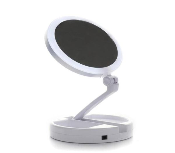 

foldable mirror led makeup mirror vanity compact make up pocket mirrors vanity cosmetic hand mirror 10x magnifying glasses7554473