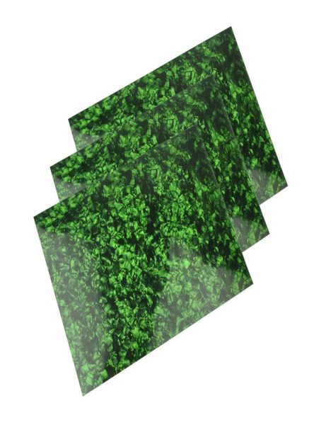 

3pcs a4 size 046mm pearl green celluloid sheet 210x297mm for pickguard custom inlays guitar pick luither5959706