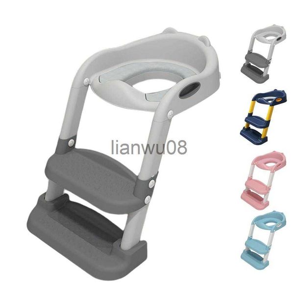 

potties seats folding baby potty seat urinal backrest training chair with adjustable step stool ladder safe toilet chair for children toddle