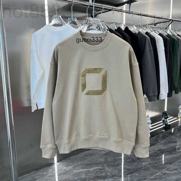 

sleeve fendyly women ff pullover mens hoodies tshirt sweatshirts oversize designer long sweater mens embroidery sweatshirt coat hoodie cotto, Black