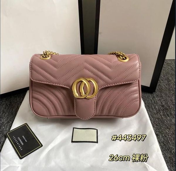 

marmont luxury bags genuine leather marmont should chain bags women shoulder bags cross body pure color female handbag purse 443497 black co