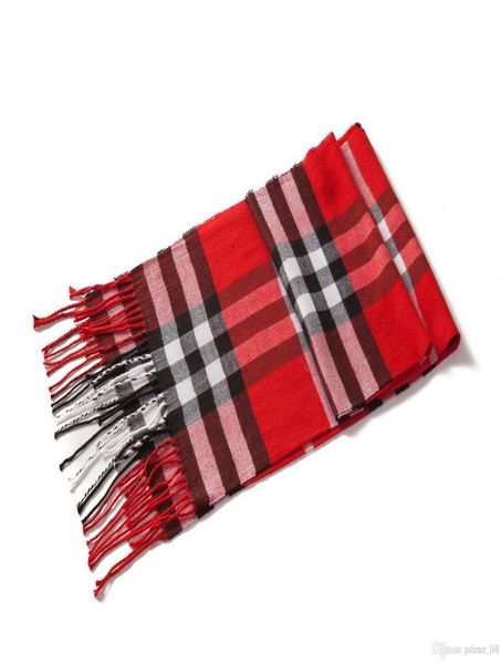 

plaid scarf 2018 new style selling winter soft imitation cashmere scarf allmatch baby warm plaid boy and girl scarf 6 colors 1382339, Red;brown