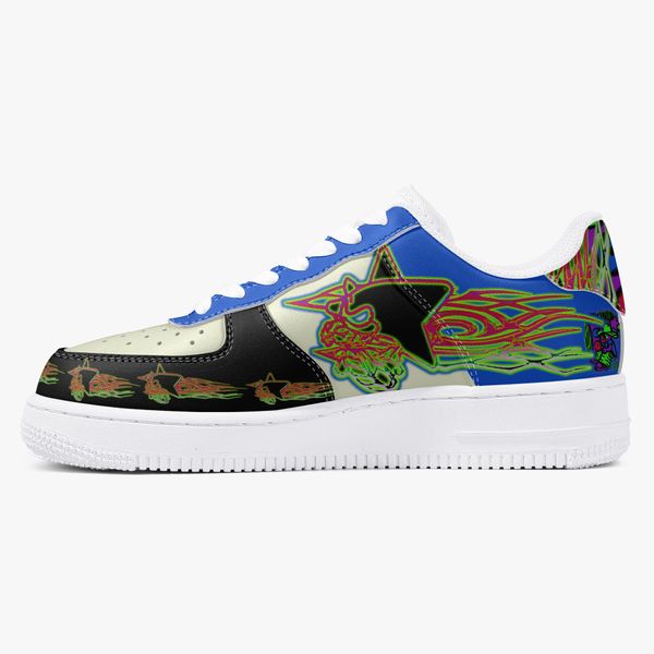 

diy shoes mens running shoes one for men women platform casual sneakers classic white black graffiti trainers outdoor sports 36-48 8169