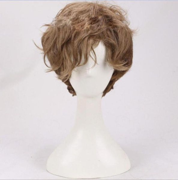 

fantastic beasts and where to find them newt scamander brown curly cosplay wig newt wig eddie redmayne brown wig24590726786100, Black