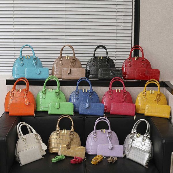 

candy color shell bags for women 2023 luxury designer shoulder bag fashion store pattern women's handbags crossbody bag tote new