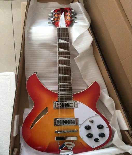 

whole custom new rickenback 12 string electric guitar with one neck 330 in sunburst 9885694