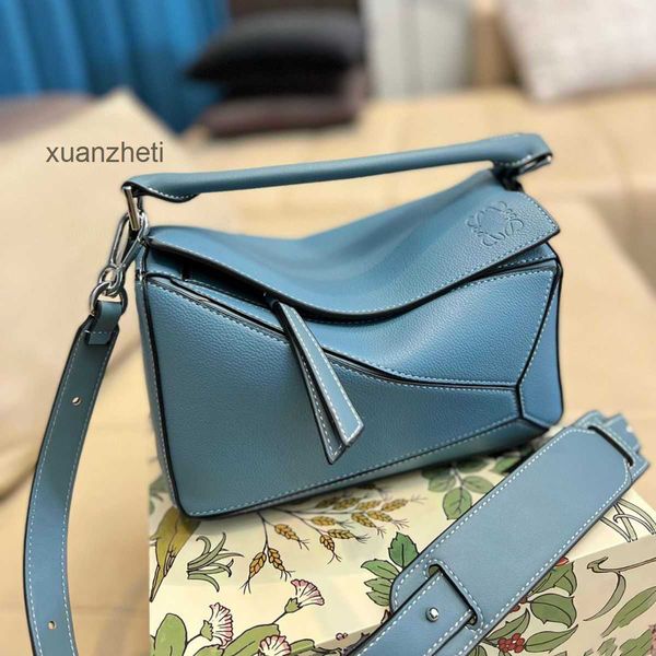 

fashion hands silver outlet large puzzle 2023 handbags loewsbag bags purse checker litchi grain cowhide women's designer bag twnq