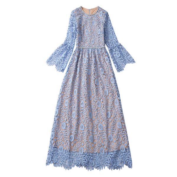 

new s-elf portrait blue rose place maxi pls advise your size, Black;gray