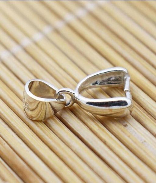 

30 925 sterling silver clasp handmade jewelry findings stamped 0 bail connector bale pinch pendant size s m l xl6855239
