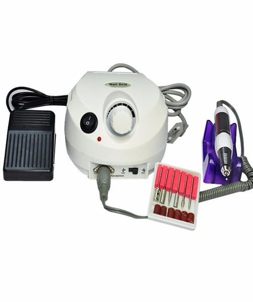 

nail tools 35000 rpm electric nail drill machine manicure drills accessory acrylic nail drill file bits pedicure kit9480438